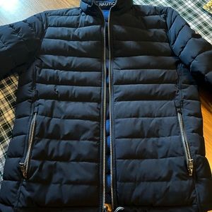 Men’s medium new reversible nautica coat